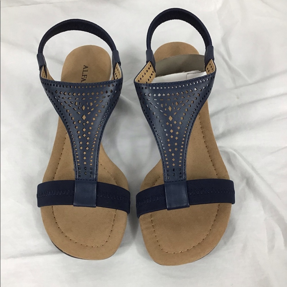 Navy sandals Alfani 7m
